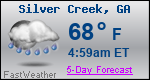 Weather Forecast for Silver Creek, GA