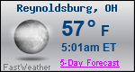 Weather Forecast for Reynoldsburg, OH