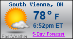 Weather Forecast for South Vienna, OH