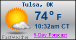 Weather Forecast for Tulsa, OK