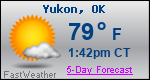Weather Forecast for Yukon, OK