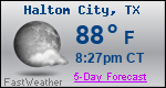 Weather Forecast for Haltom City, TX
