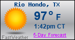 Weather Forecast for Rio Hondo, TX