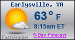 Weather Forecast for Earlysville, VA