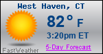 Weather Forecast for West Haven, CT