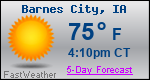 Weather Forecast for Barnes City, IA