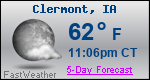 Weather Forecast for Clermont, IA