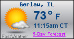 Weather Forecast for Gerlaw, IL