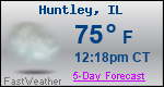 Weather Forecast for Huntley, IL