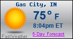 Weather Forecast for Gas City, IN