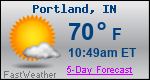 Weather Forecast for Portland, IN