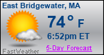 Weather Forecast for East Bridgewater, MA