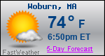Weather Forecast for Woburn, MA