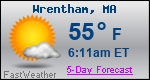 Weather Forecast for Wrentham, MA