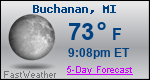 Weather Forecast for Buchanan, MI