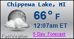 Weather Forecast for Chippewa Lake, MI