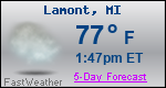 Weather Forecast for Lamont, MI