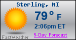 Weather Forecast for Sterling, MI