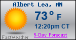 Weather Forecast for Albert Lea, MN