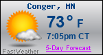 Weather Forecast for Conger, MN