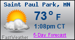 Weather Forecast for Saint Paul Park, MN