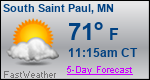 Weather Forecast for South Saint Paul, MN