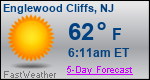 Weather Forecast for Englewood Cliffs, NJ