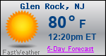 Weather Forecast for Glen Rock, NJ