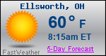 Weather Forecast for Ellsworth, OH