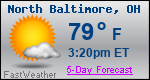 Weather Forecast for North Baltimore, OH