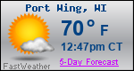 Weather Forecast for Port Wing, WI