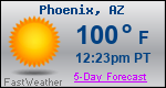 Weather Forecast for Phoenix, AZ