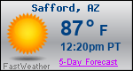 Weather Forecast for Safford, AZ