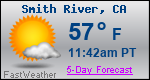 Weather Forecast for Smith River, CA