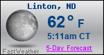 Weather Forecast for Linton, ND
