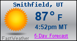 Weather Forecast for Smithfield, UT