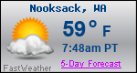 Weather Forecast for Nooksack, WA