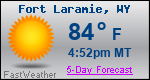 Weather Forecast for Fort Laramie, WY