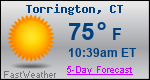 Weather Forecast for Torrington, CT