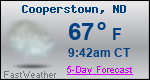 Weather Forecast for Cooperstown, ND