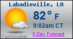 Weather Forecast for Labadieville, LA