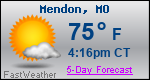 Weather Forecast for Mendon, MO