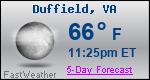Weather Forecast for Duffield, VA