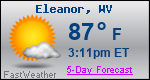 Weather Forecast for Eleanor, WV