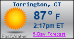 Weather Forecast for Torrington, CT