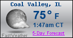 Weather Forecast for Coal Valley, IL