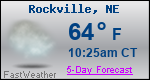 Weather Forecast for Rockville, NE