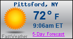 Weather Forecast for Pittsford, NY