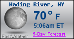 Weather Forecast for Wading River, NY