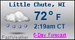 Weather Forecast for Little Chute, WI